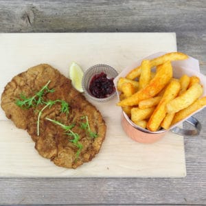 Pferd auf Wolke Wiener Schnitzel